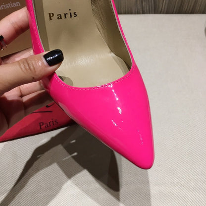 Labutin Heels Shoes Fuchsia