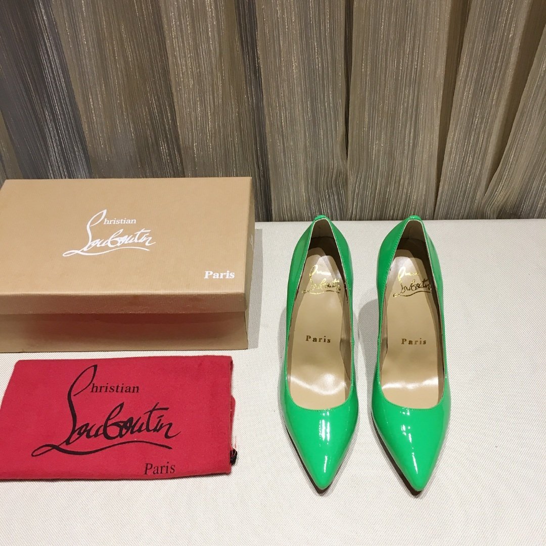 Labutin Heels Shoes Green