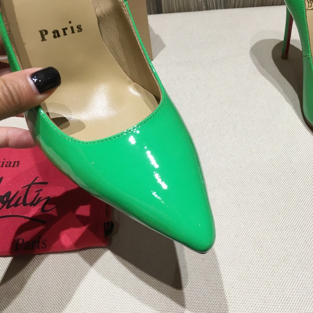 Labutin Heels Shoes Green