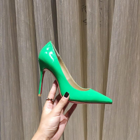 Labutin Heels Shoes Green
