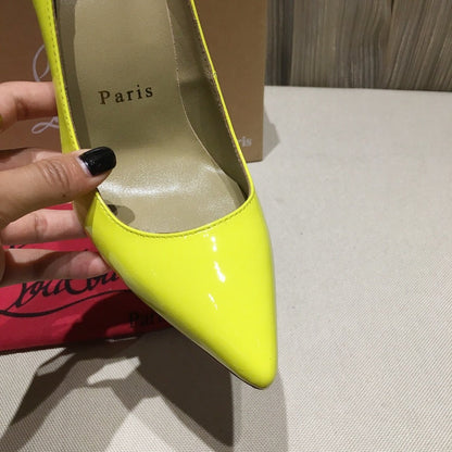 Labutin Heels Shoes Yellow