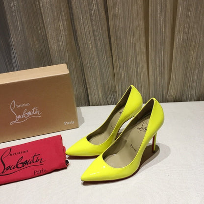 Labutin Heels Shoes Yellow