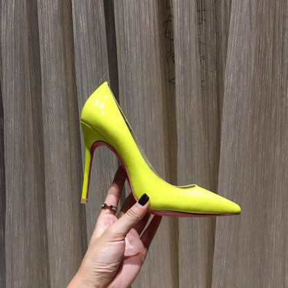Labutin Heels Shoes Yellow