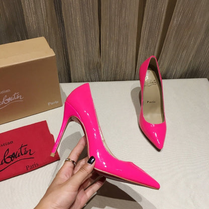 Labutin Heels Shoes Fuchsia