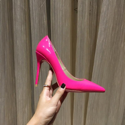 Labutin Heels Shoes Fuchsia