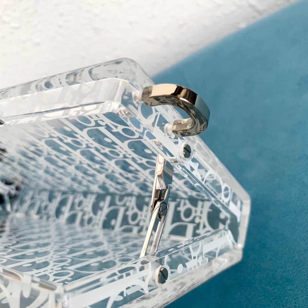 CHD Bag Purse Plexiglass Clear