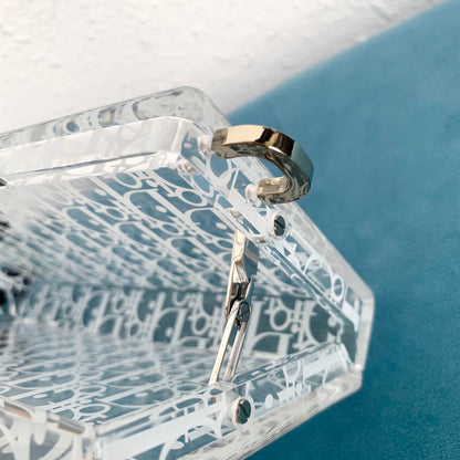 CHD Bag Purse Plexiglass Clear