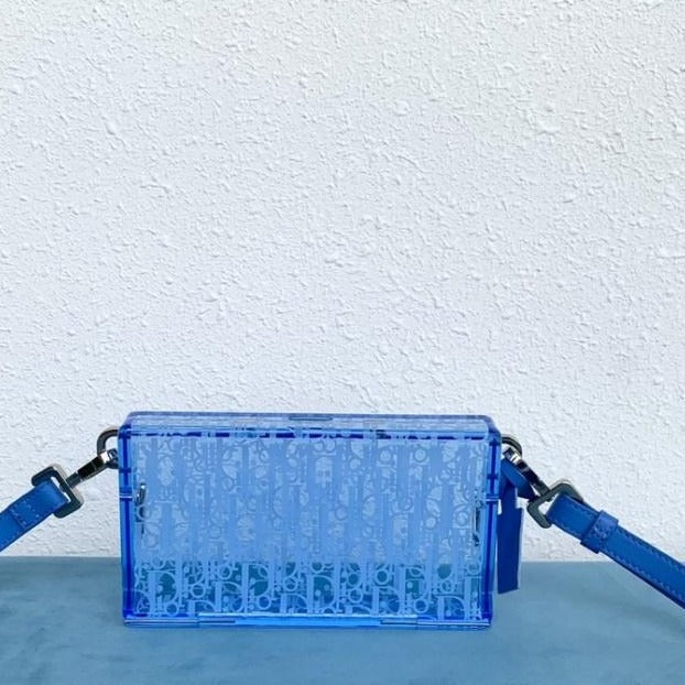 CHD Bag Purse Plexiglass Blue