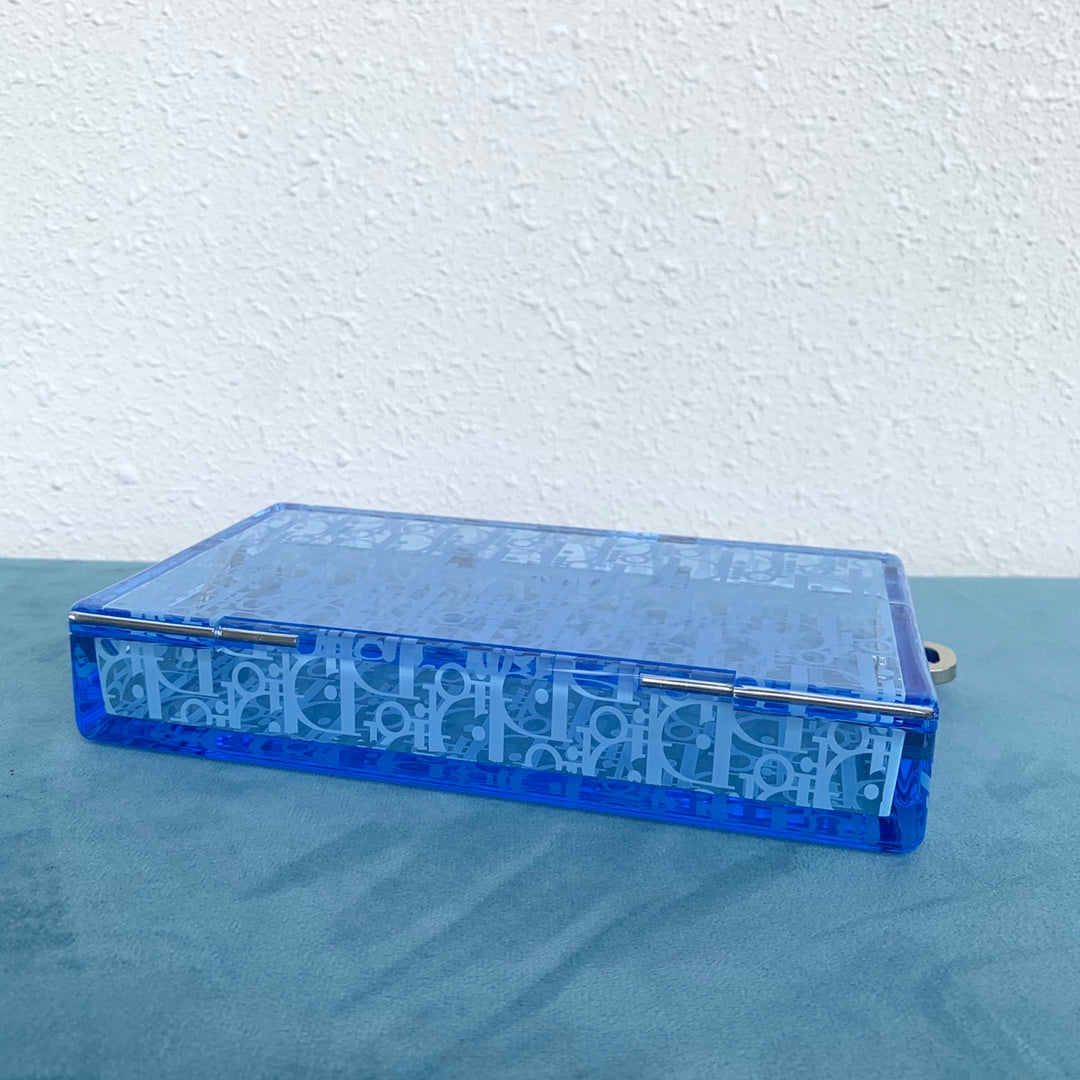 CHD Bag Purse Plexiglass Blue