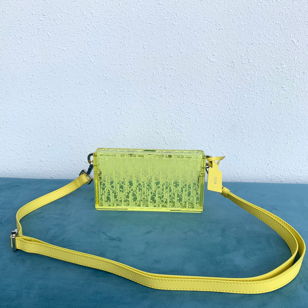 CHD  Bag Purse Plexiglass Yellow