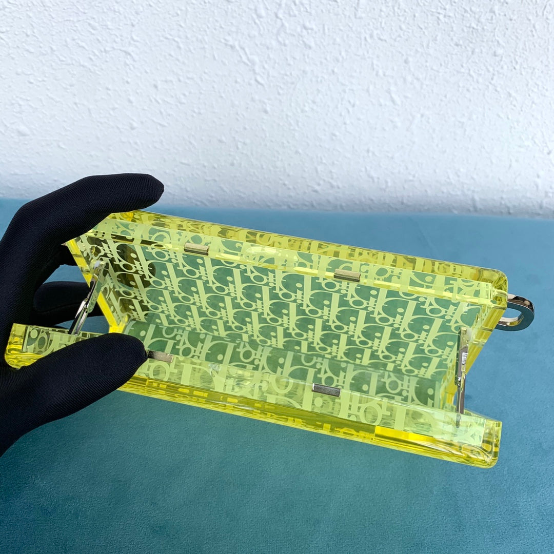 CHD  Bag Purse Plexiglass Yellow