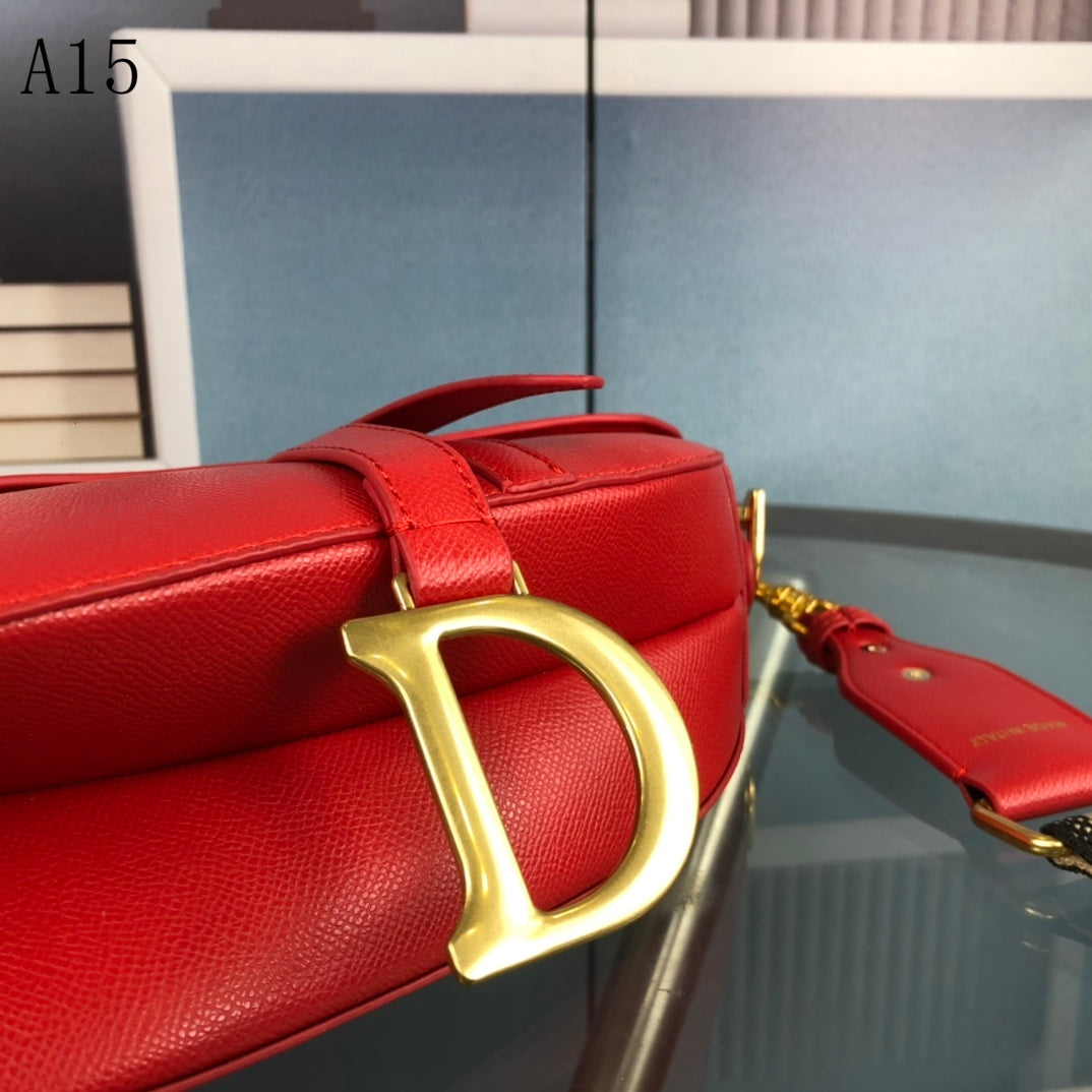 CHD   Bag  Saddle Red + Strap