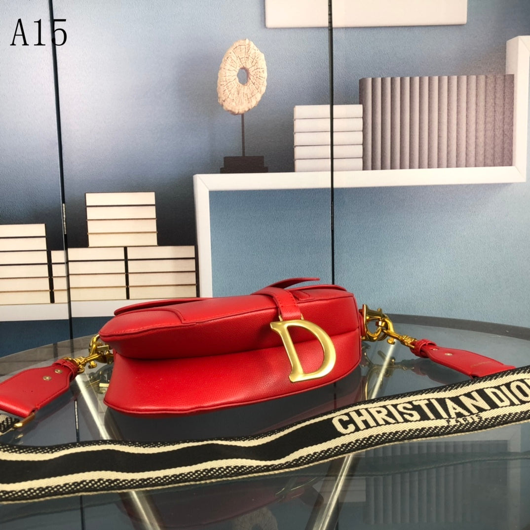 CHD   Bag  Saddle Red + Strap
