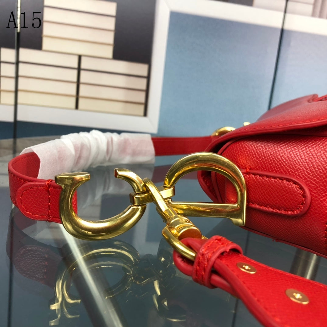 CHD   Bag  Saddle Red + Strap