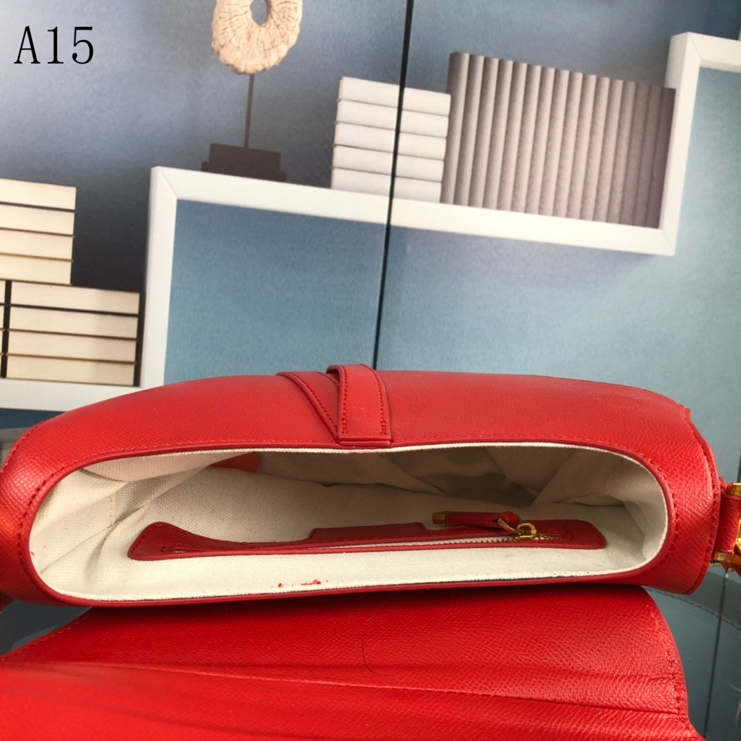CHD   Bag  Saddle Red + Strap