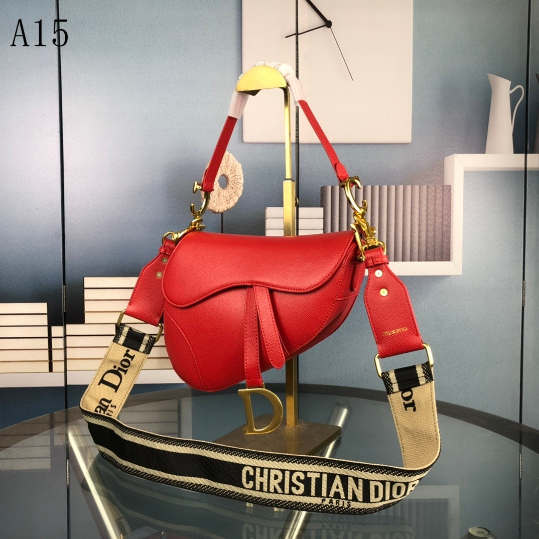CHD   Bag  Saddle Red + Strap