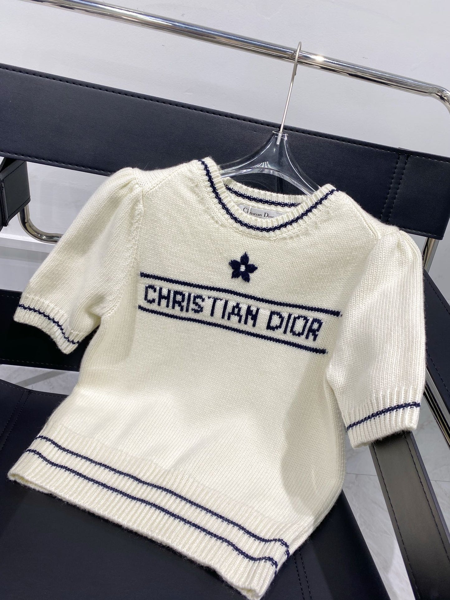 CHD Knitted Top  Short Sleeve