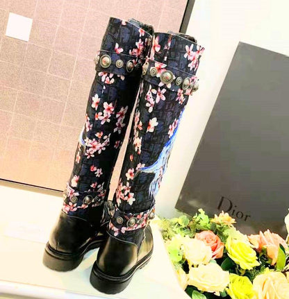 CHD Boots High Flowers