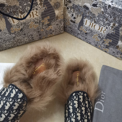 CHD Mule Slippers Fur Shearling