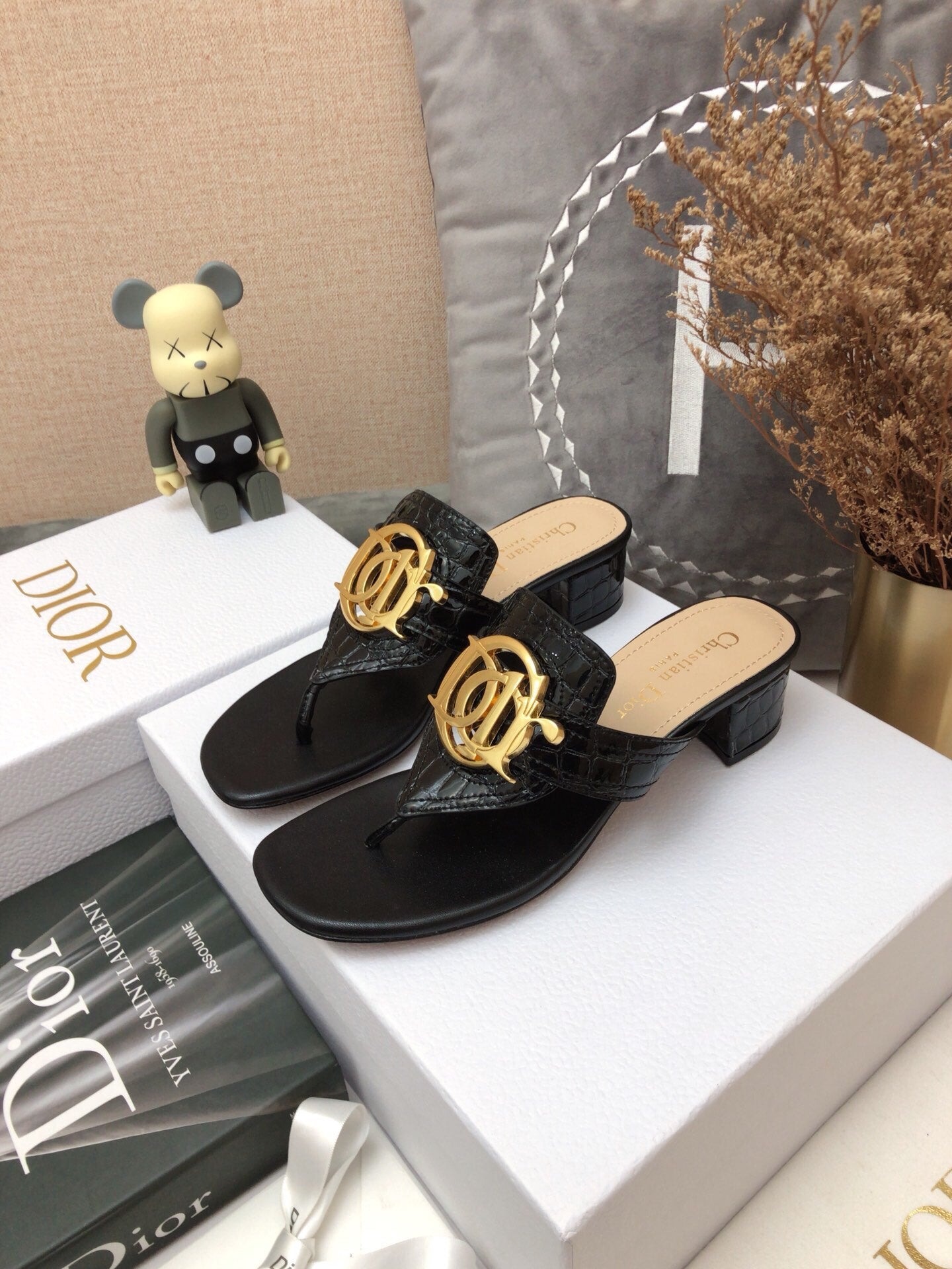 CHD Slippers Heels  2 Color 's Mule