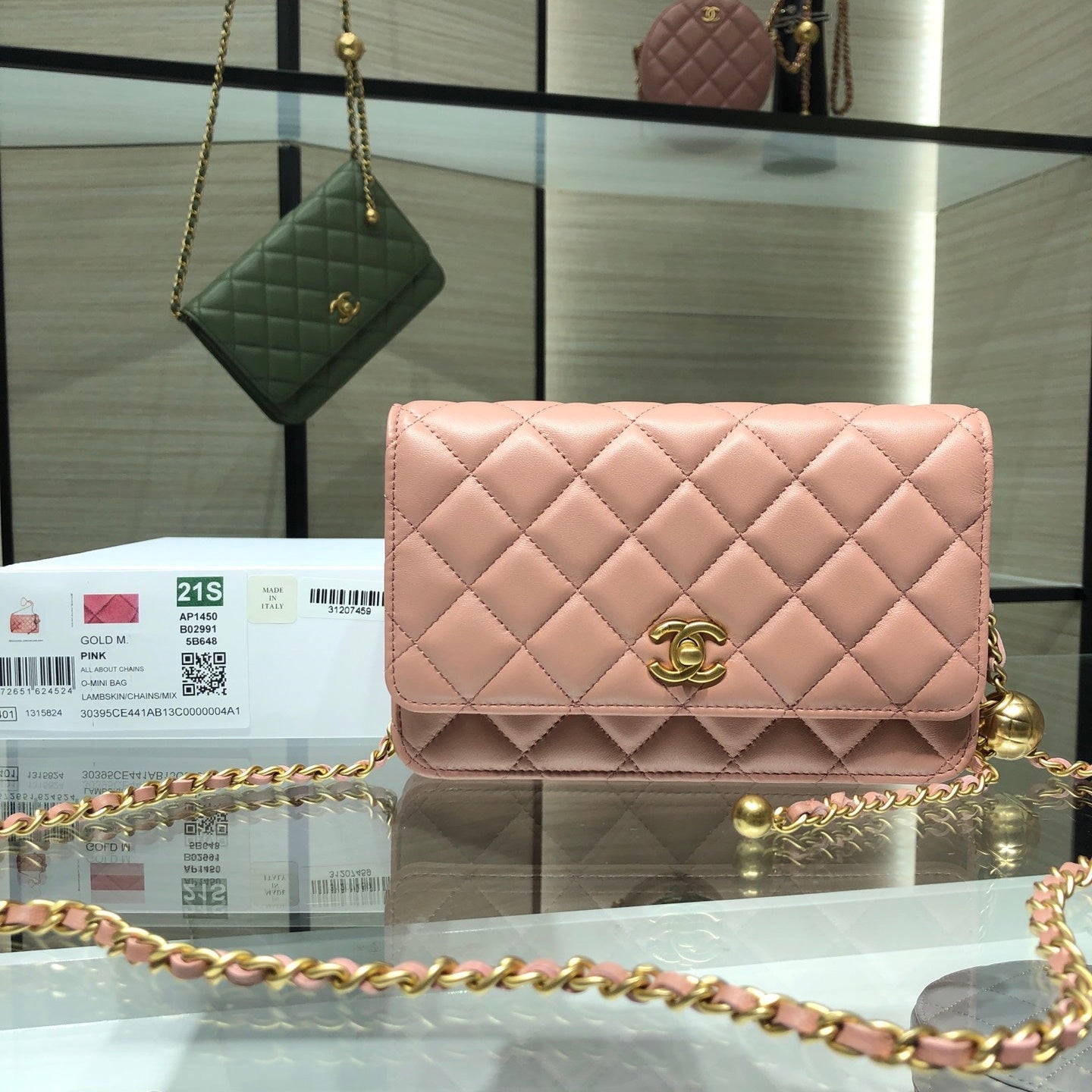 CHL  Wallet on Chain Bag 19 cm  6 Color 's
