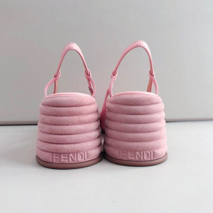 GU Sandals Leather Pink