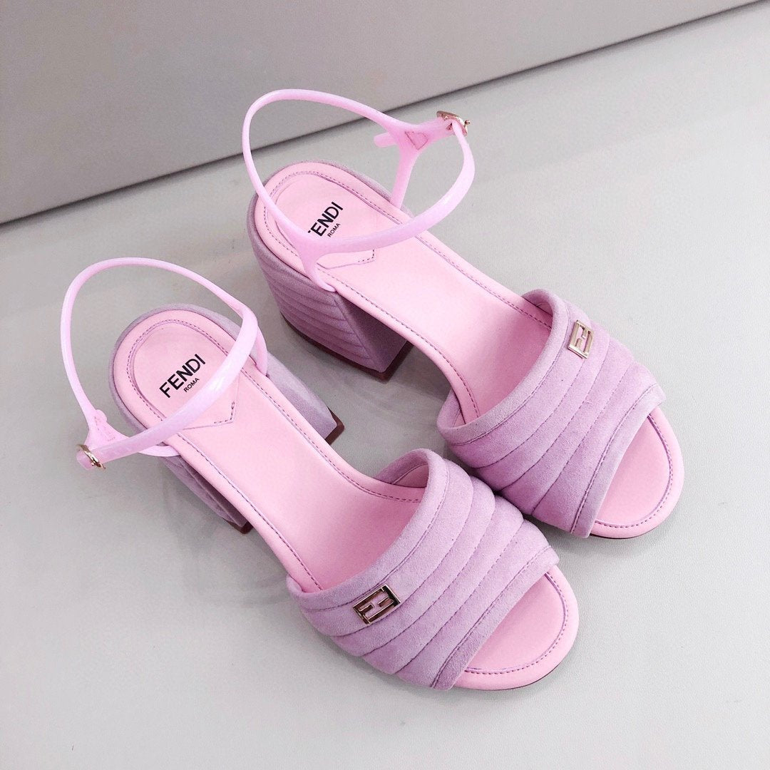 GU Sandals Suede  Pink