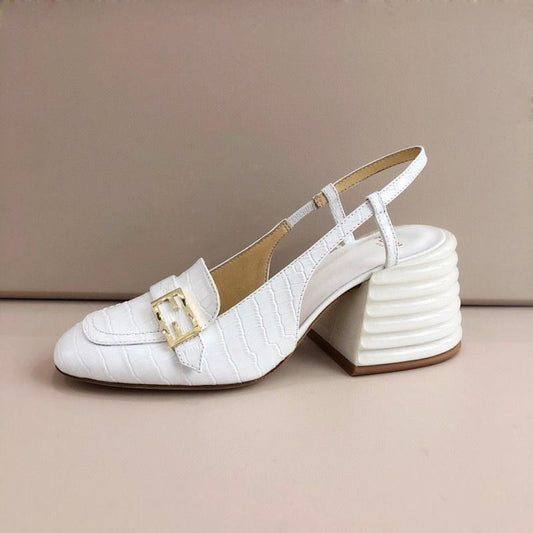 GU  Sandals Leather White