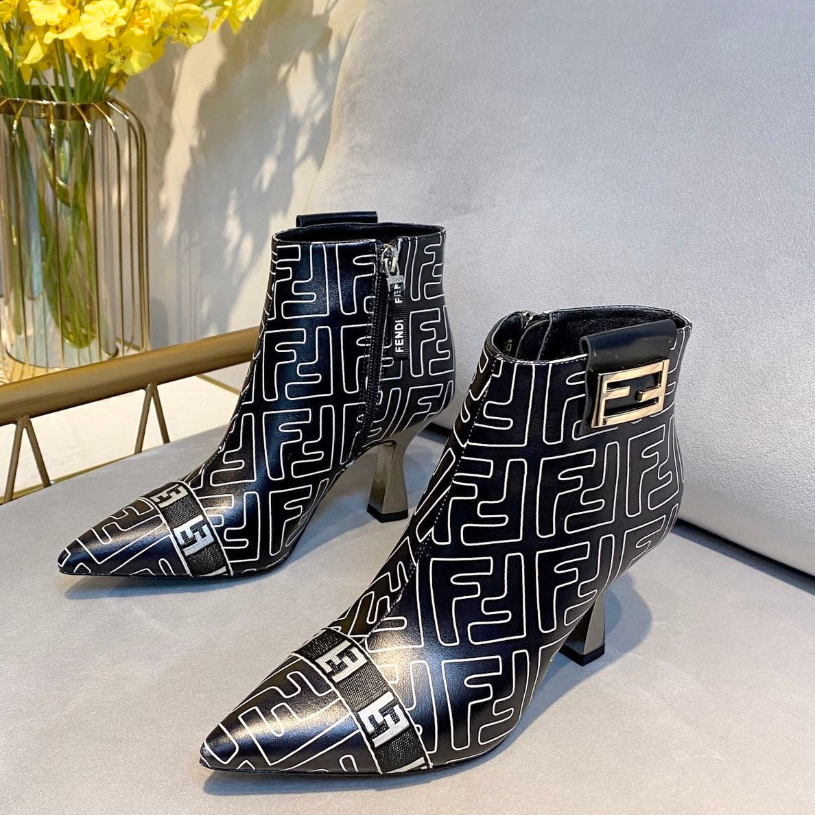 Fen  Boots  Black Heels