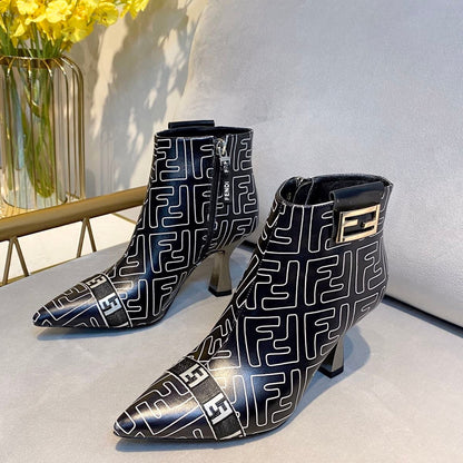 Fen  Boots  Black Heels