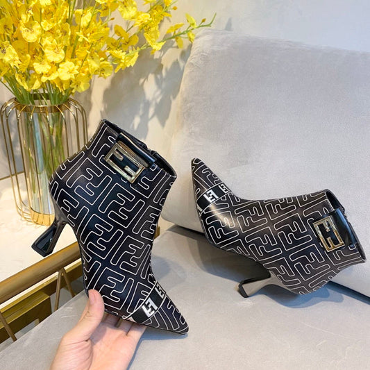 Fen  Boots  Black Heels