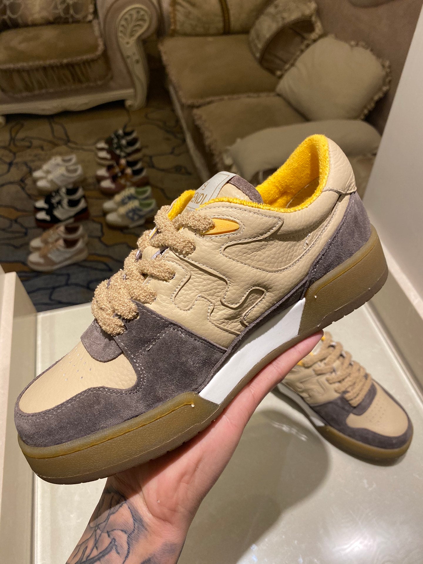 FEN  Match Sneakers 2 Color 's 46