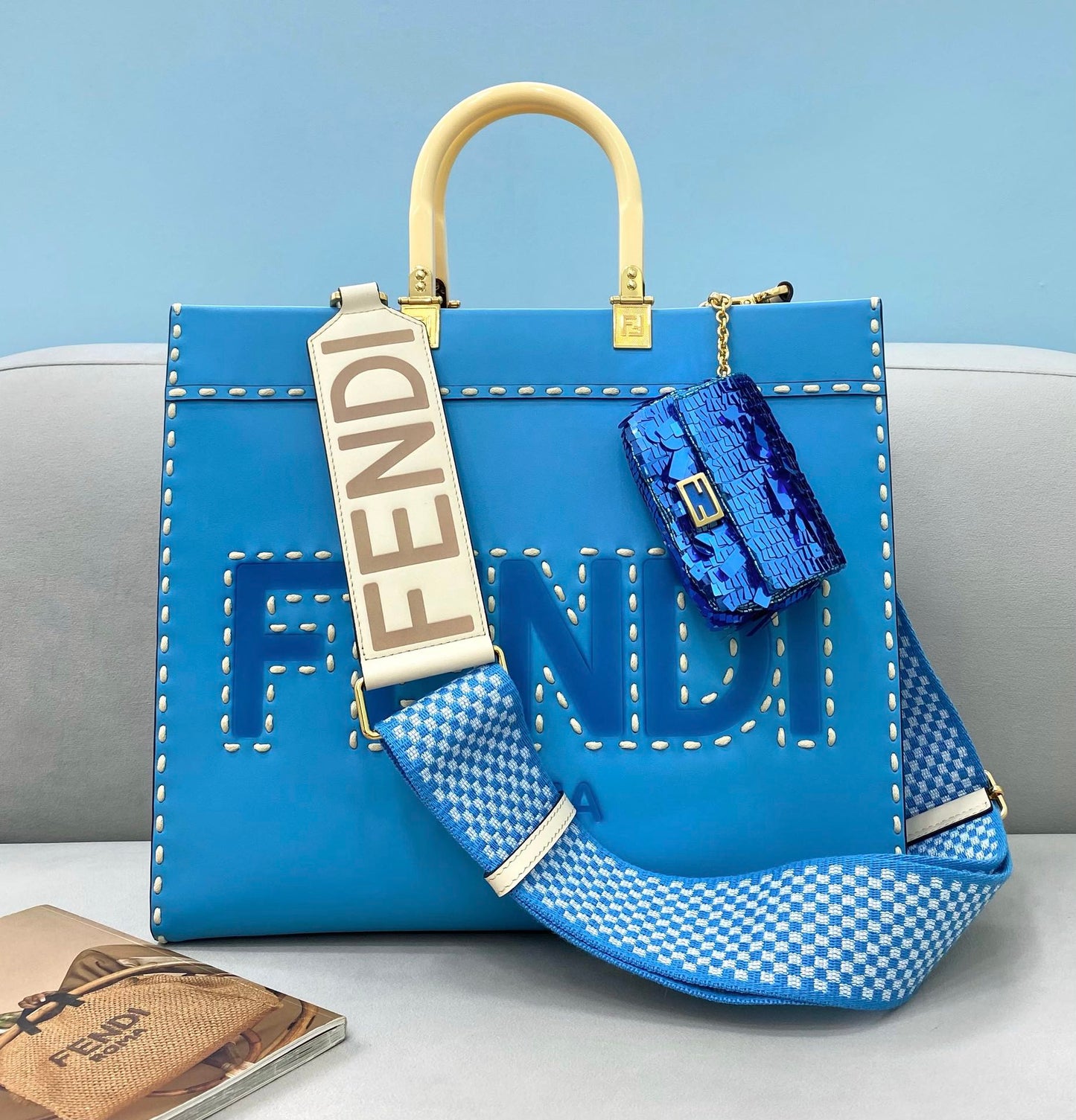 FEN Tote Bag Multicolor 36 cm