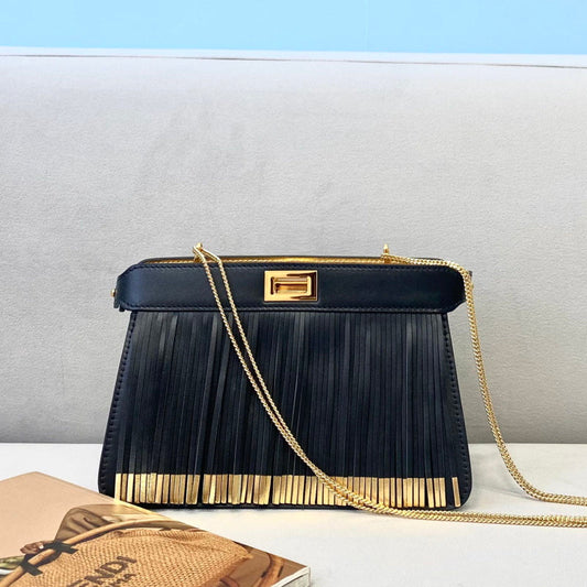 Fen Peecaboo Bag Black 21cm