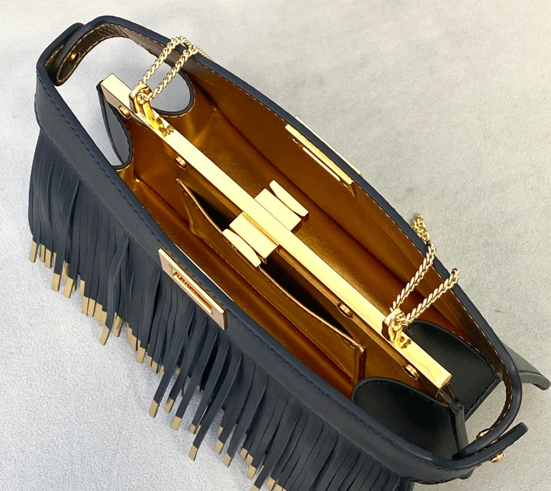 Fen Peecaboo Bag Black 21cm