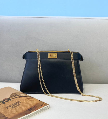 Fen Peecaboo Bag Black 21cm