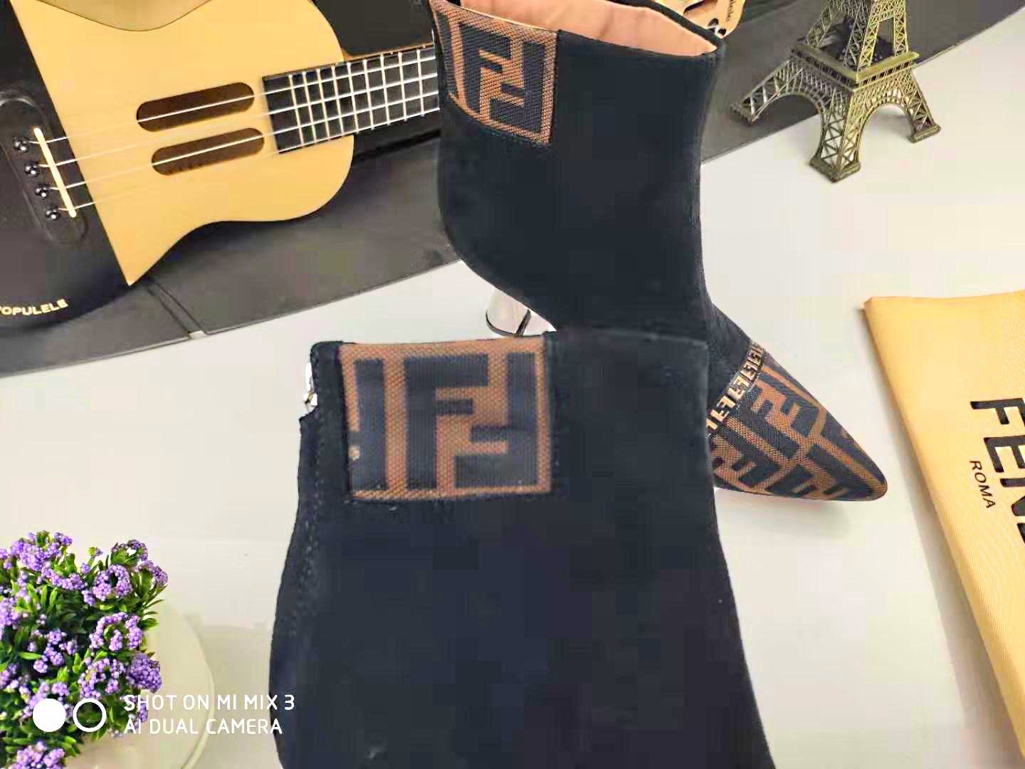 Fen Boots Heels Brown