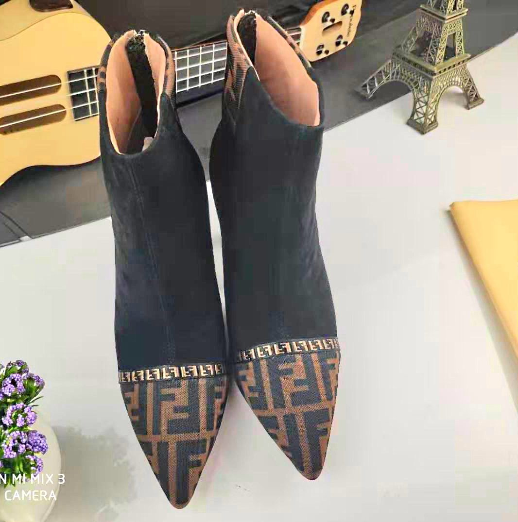 Fen Boots Heels Brown