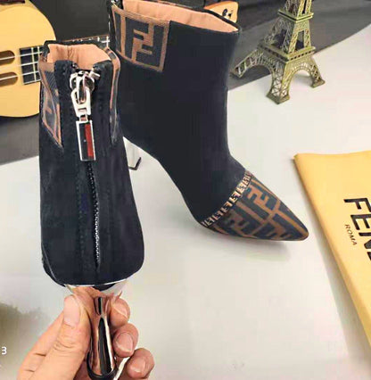 Fen Boots Heels Brown