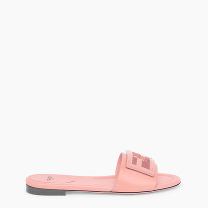 FEN Slippers Toe  Mule Pink