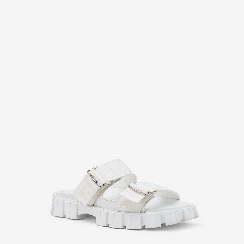 FEN Slippers Slide on White