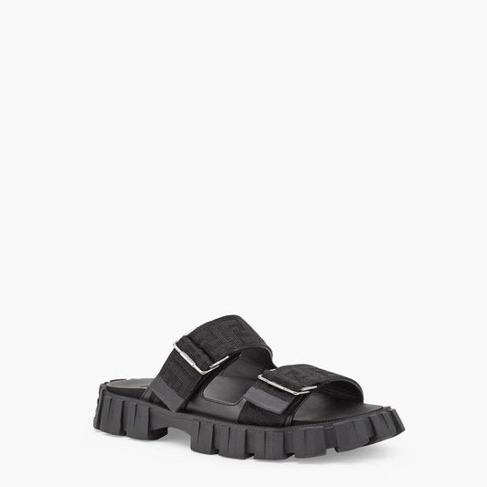 FEN Slippers Slide on Black