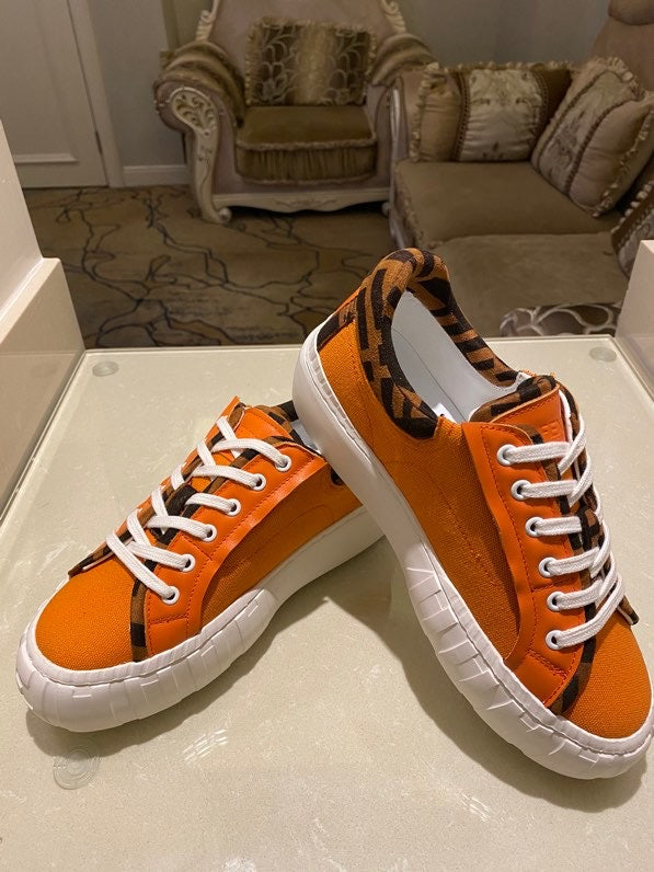 FEN  Sneakers Orange and Pink