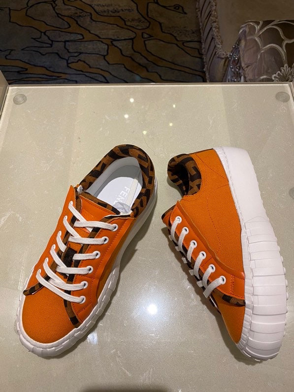 FEN  Sneakers Orange and Pink