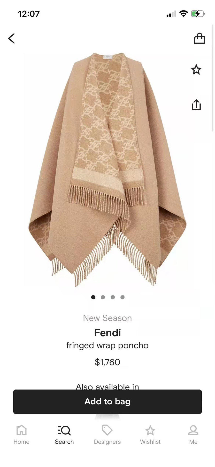 FEN  Scarf Poncho