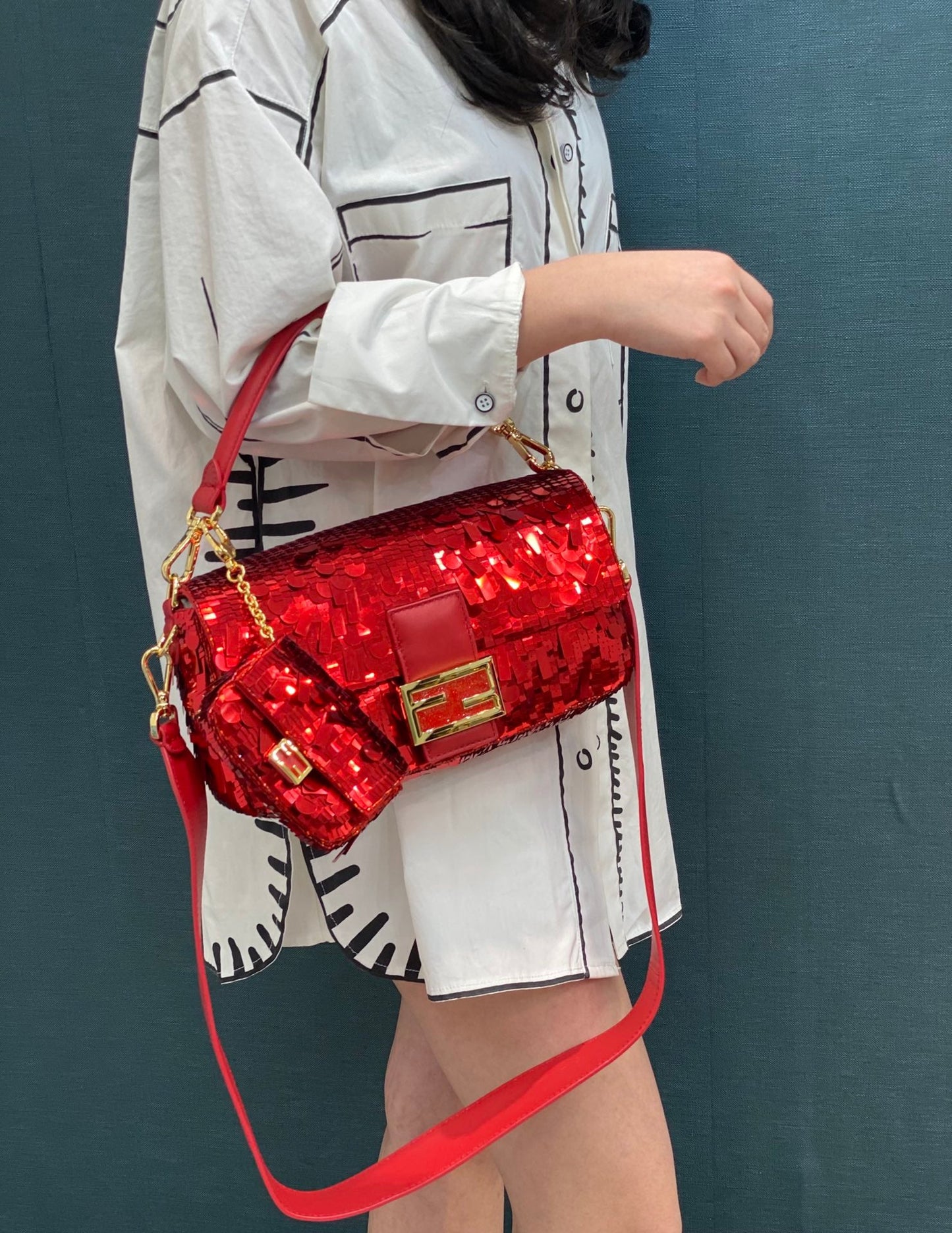 FEN Bag Crystal Sparky 27 cm