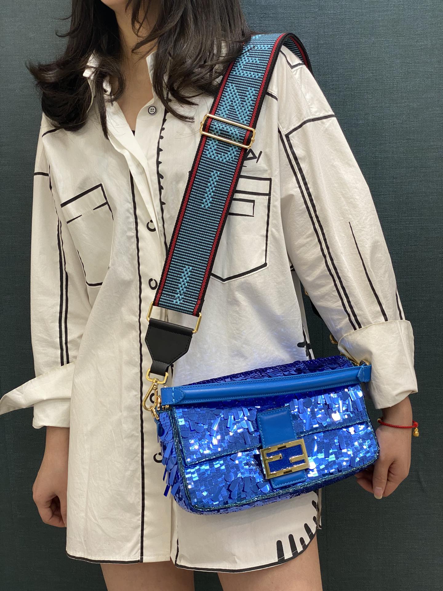 FEN Bag Crystal Sparky 27 cm