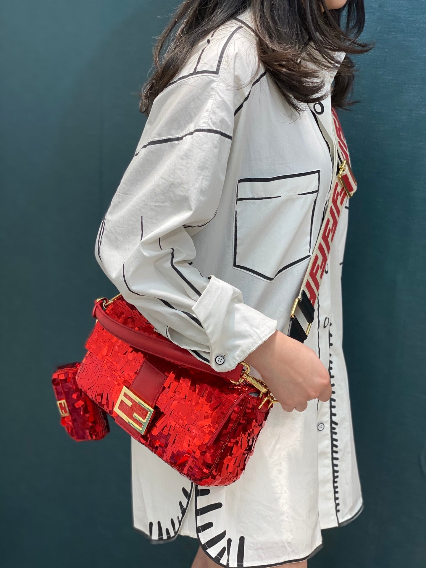 FEN Bag Crystal Sparky 27 cm