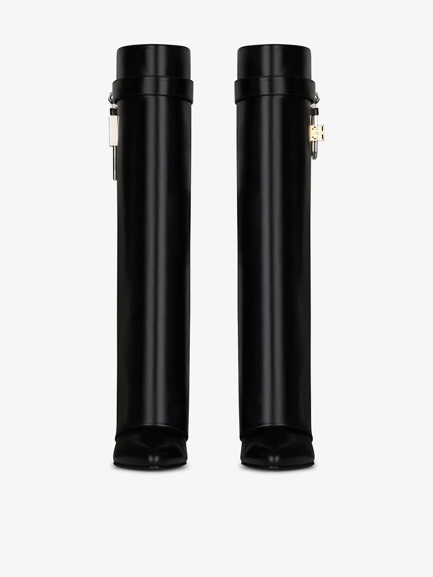 GIVENJY  Boots Black High Knees Shark