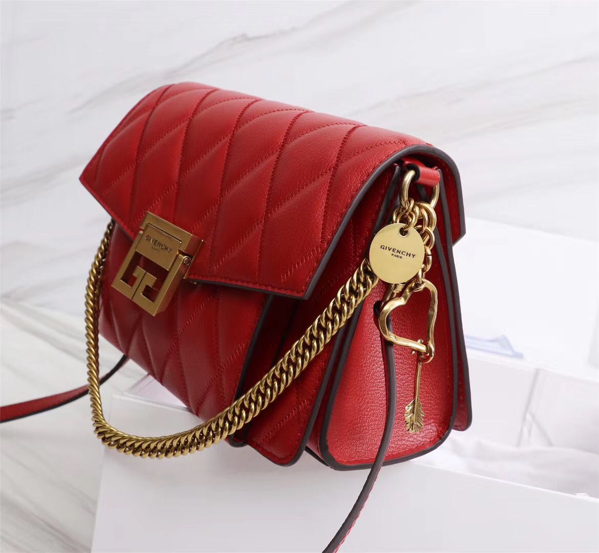 Givenjy  Bag Red  2 Size's